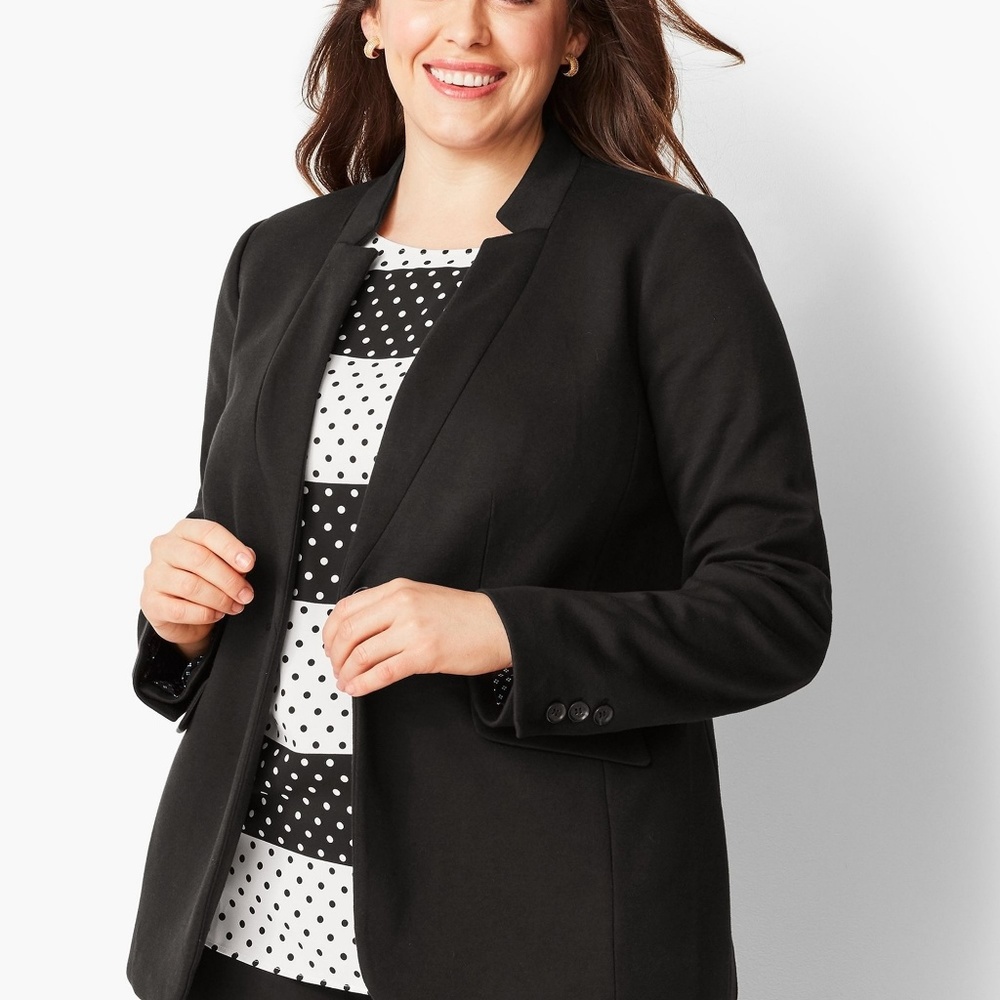 NWT Talbots Perfect Ponte Blazer Petite Plus 16W